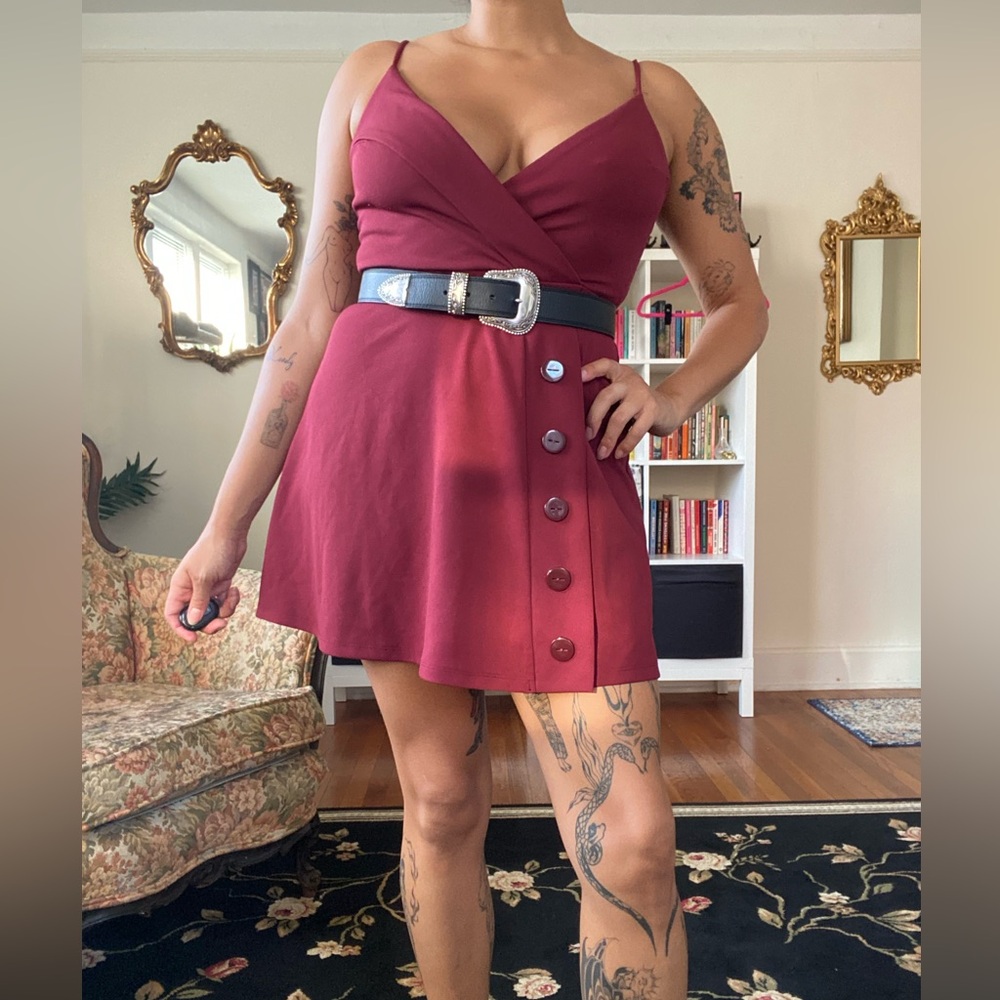 Urban Outfitters Faux Wrap Mini Dress